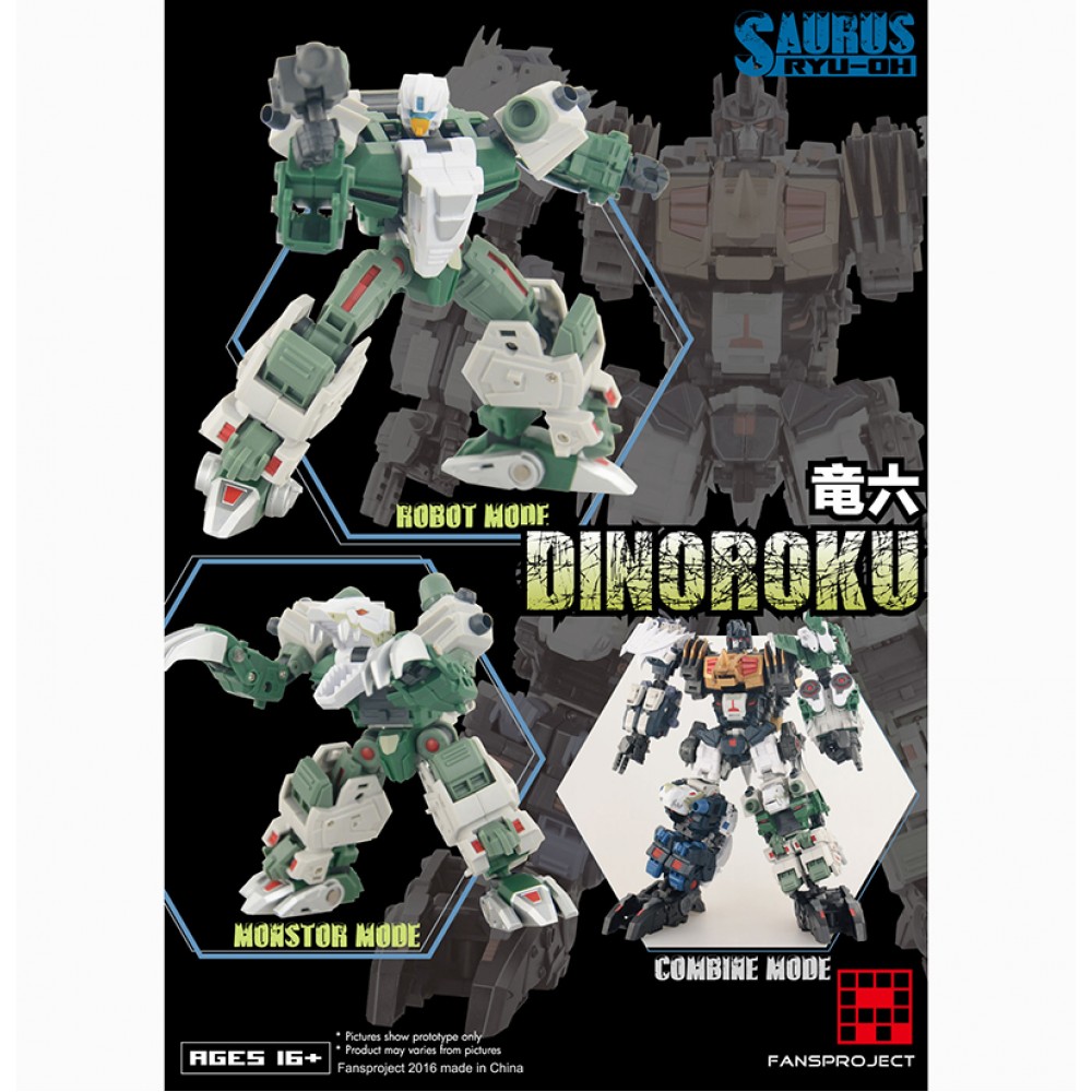 Transformers Fansproject Saurus Ryu-Oh aka Dinoking | eBay